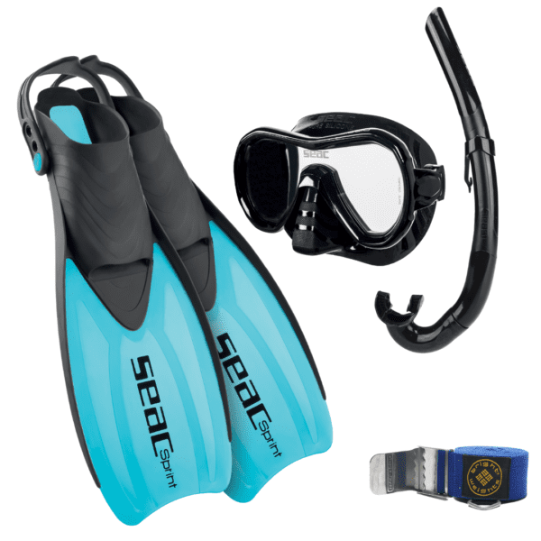 SEAC dive package with bright weights belt