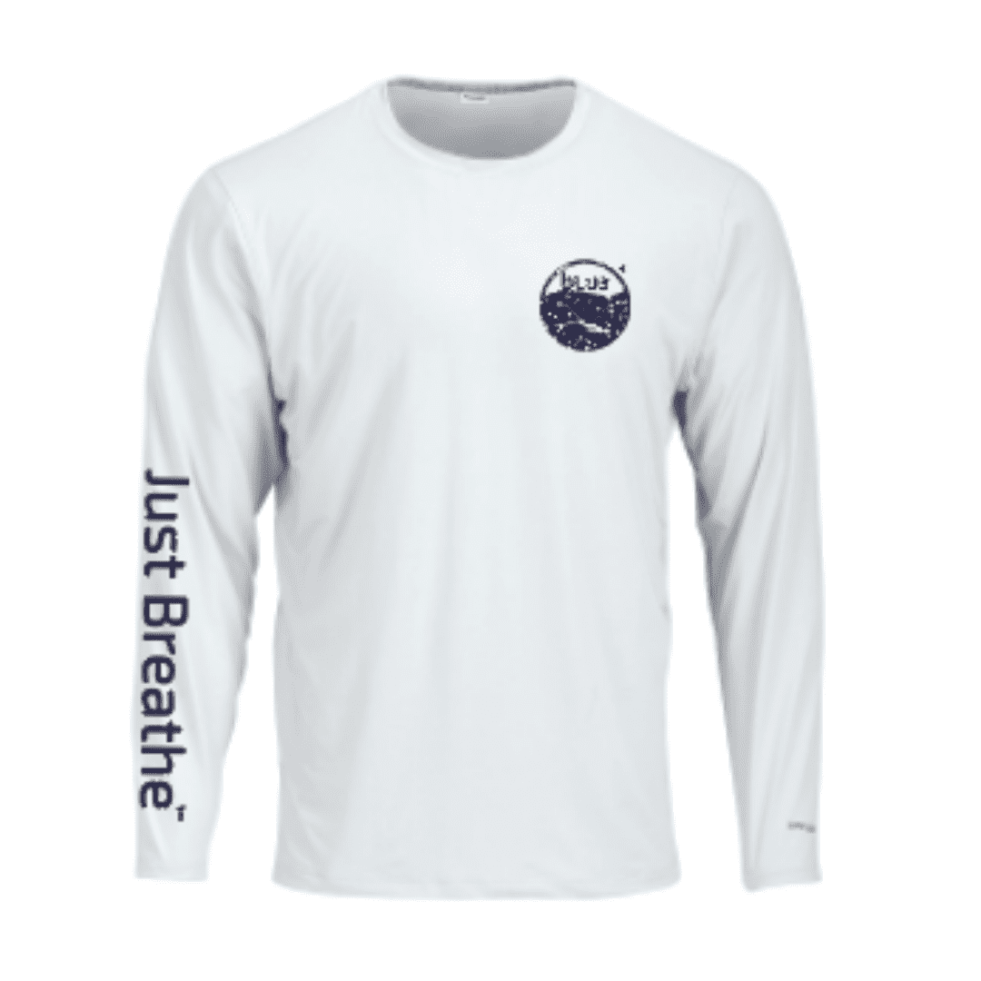 BLU3 Repreve Long Sleeve Performance Shirt front