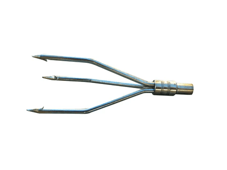 Neritic 3-prong lionfish paralyzer tip for pole spears, fits 6mm male threading.